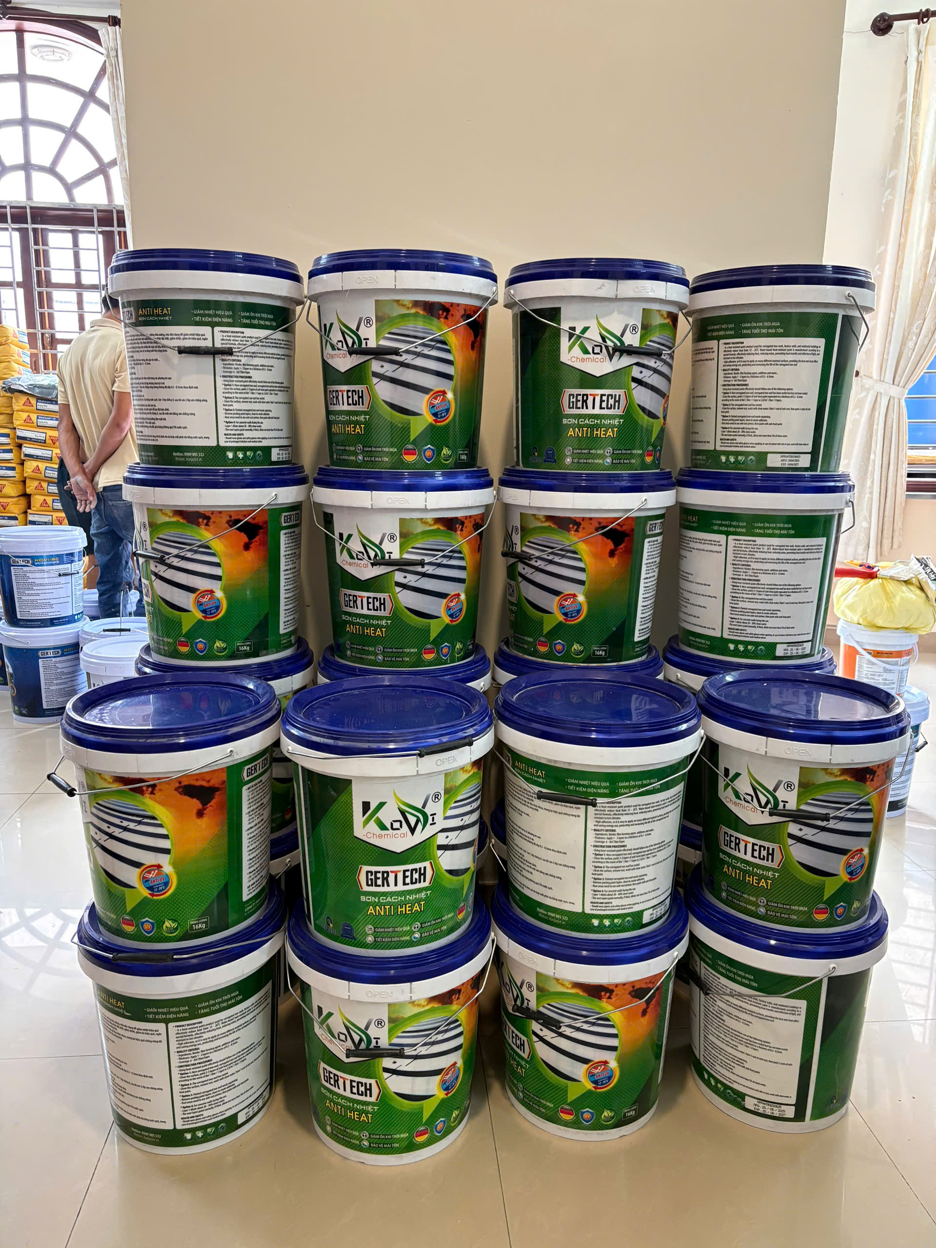 Kovi Anti Heat Sơn Chống Nóng 6 Kovi Anti Heat Sơn Chống Nóng