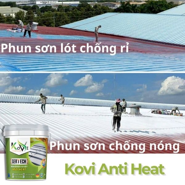 Kovi Anti Heat Sơn Chống Nóng 7 Sơn Chống Nóng Kovi Anti Heat