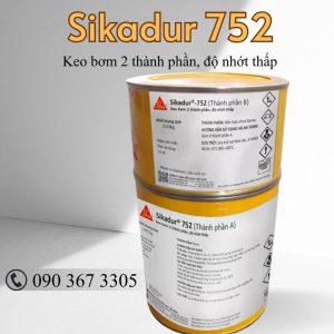 Sikadur 752 Keo Epoxy Bơm Vết Nứt Bê Tông