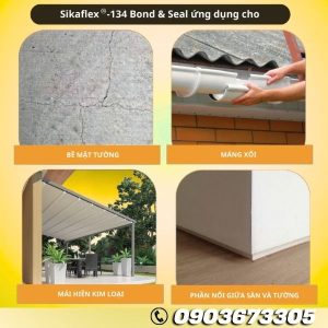 Sikaflex 134 Bond & Seal Trám Khe PU 8 Keo Trám Khe Sikaflex 134 Bond & Seal