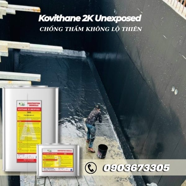 Kovithane 2K Unexposed Chống Thấm Pu Không Lộ Thiên 12 Kovithane 2K Unexposed Chống Thấm Không Lộ Thiên Gốc PU