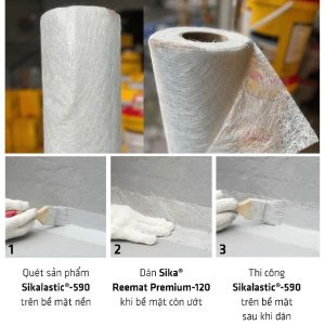 Lưới Thủy Tinh Gia Cố Góc Chân Tường Sika Reemat Premium
