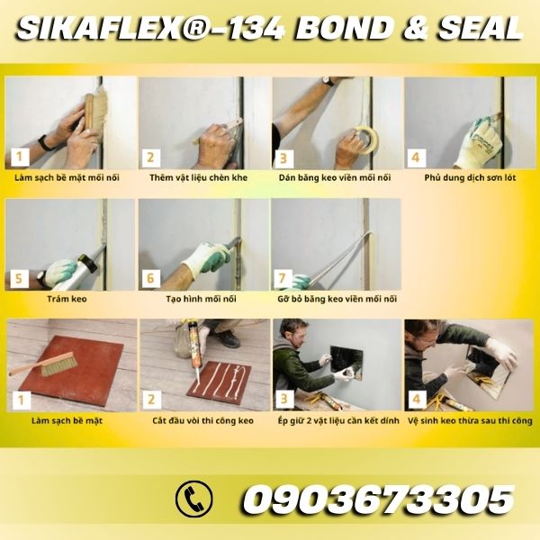 Sikaflex 134 Bond & Seal Trám Khe PU 11 Sikaflex 134 Bond & Seal