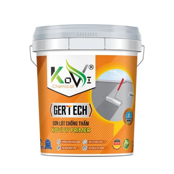 Sơn Lót Chống Thấm Kovi W Primer Thùng 18Kg