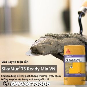 Vữa Khô Trộn Sẵn Sikamur 75 Ready Mix