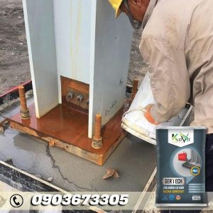 Vữa Không Co Ngót Kovi Grout Max 600 8 Vữa Rót Kovi Grout Max 600