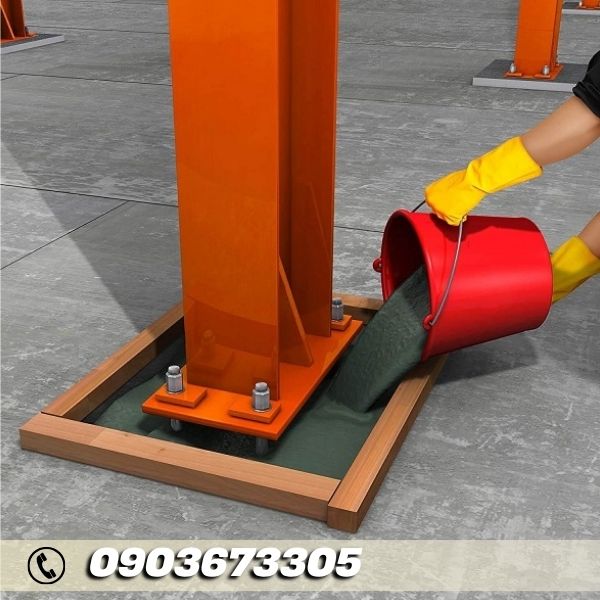 Vữa Không Co Ngót Kovi Grout Max 600 11 Vữa Không Co Ngót Kovi Grout