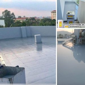 Chống Thấm Lộ Thiên Gốc PU Kovithane 2K Exposed 8 Chống Thấm Lộ Thiên 2 Thành Phần Kovithane 2K Exposed