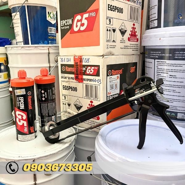 Keo Cấy Thép Ramset Epcon G5 Pro Tuýp 600ml 9 Keo Cấy Thép Ramset Epcon G5 Pro