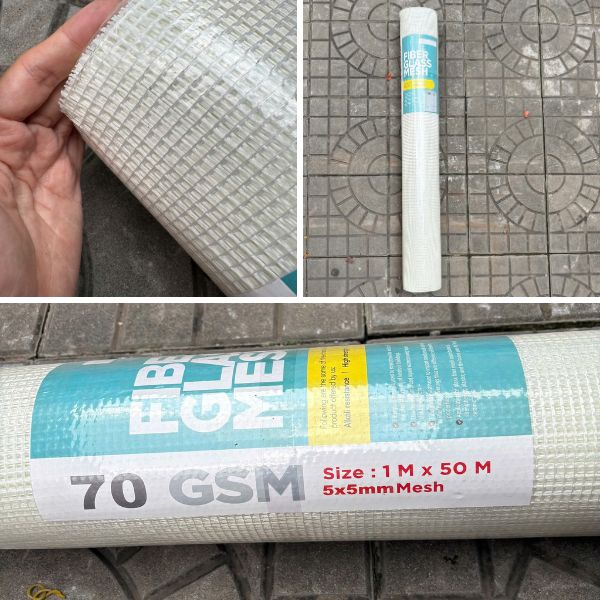 Lưới Sợi Thuỷ Tinh 5x5 10 Lưới Sợi Thuỷ Tinh Chống Thấm