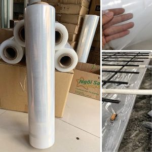 Nilon Lót Sàn Đổ Bê Tông Màu Trắng