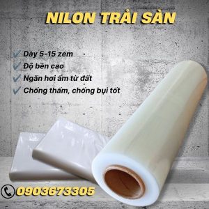 Nilon Trải Sàn Đổ Bê Tông