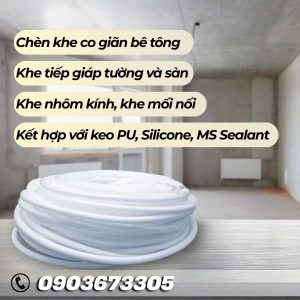 Thanh Xốp Chèn Khe Backer Rod